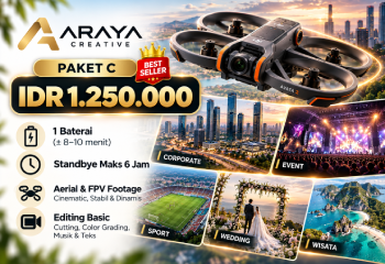 Paket Jasa sewa dokumentasi drone profesional corporate jawatimur C best seller